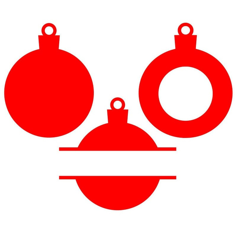Christmas Ornament SVG Bundle, Ornament Frames SVG, Digital Download, Cut Files, Sublimation, Clipart (3 individual svgdxfpngjpeg files) - 2.jpg
