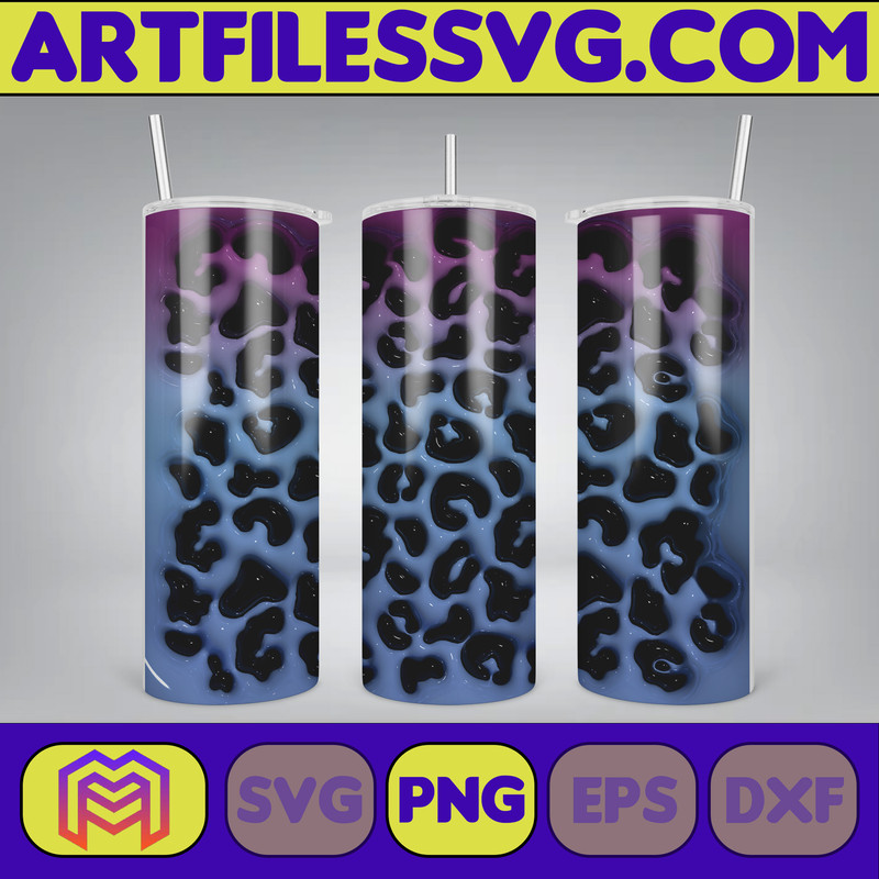3D Inflated Sublimation Tumbler Design Download PNG, 20 Oz Digital Tumbler Wrap PNG , Instant Download (26).jpg