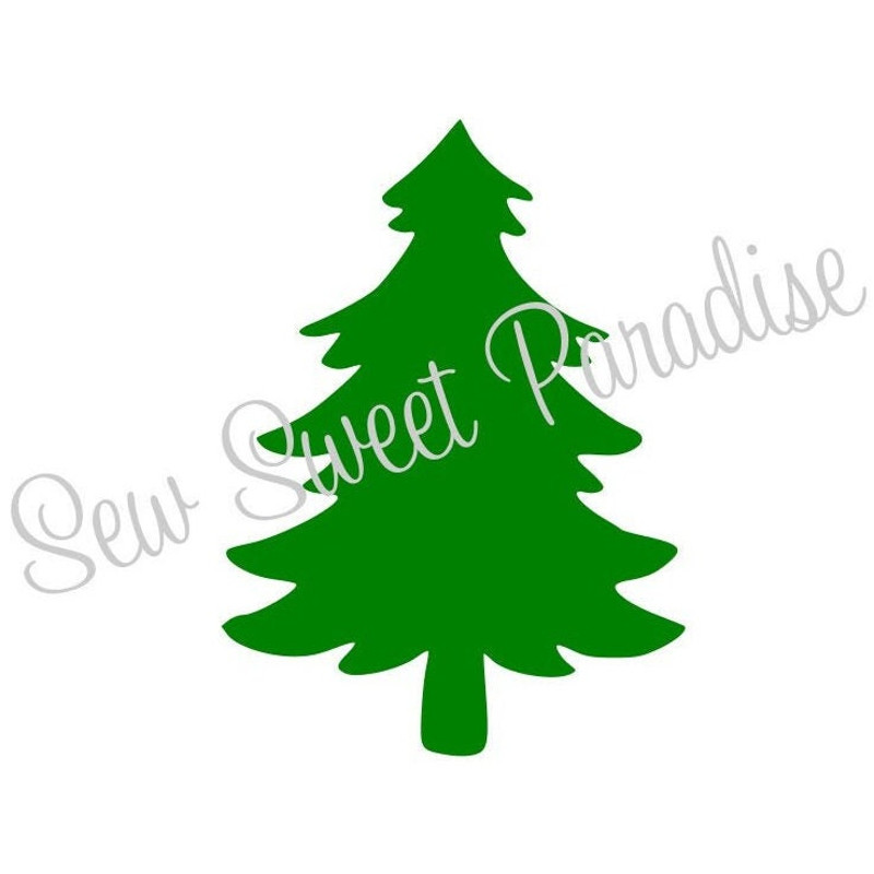 Christmas Tree SVG, Christmas SVG, Pine Tree SVG, Digital Download, Cut File, Sublimation, Clip Art (individual svgdxfpngjpeg files) - 1.jpg