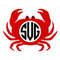 Crab SVG, Crab Monogram Frame SVG, Beach SVG, Digital Download, Cut File, Sublimation, Clip Art (includes svgdxfpng file formats) - 3.jpg