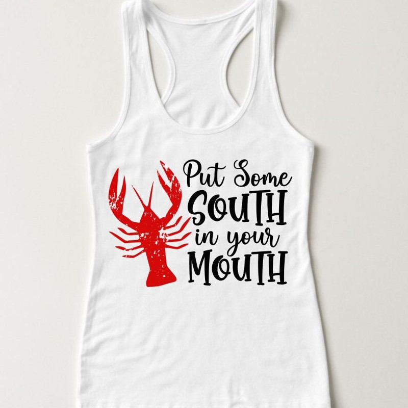 Crawfish SVG, Crawfish Boil SVG, South in Your Mouth SVG, Digital Download, Cut File, Sublimation, Clip Art (includes svgpngdxf files) - 3.jpg