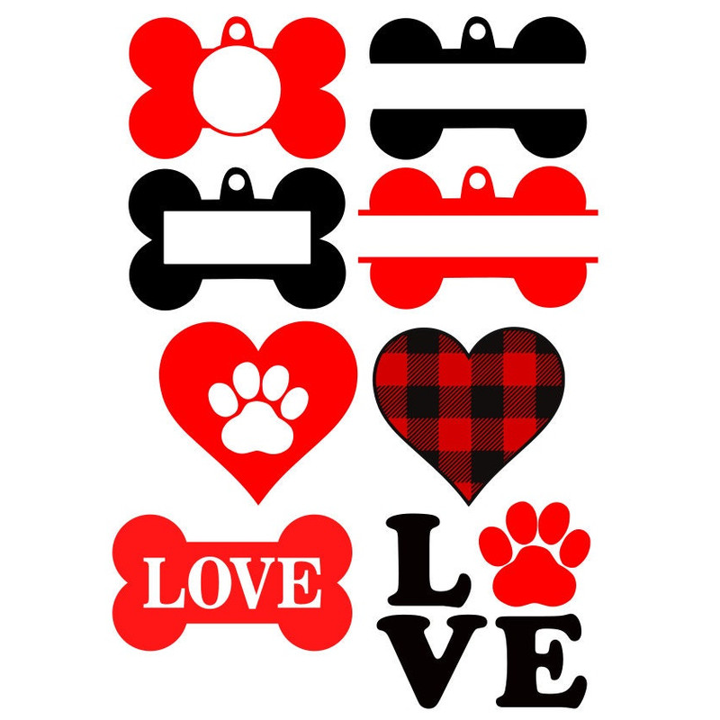 Dog SVG Bundle, Valentine's Day Dog SVG, Puppy Love SVG, Digital Download, Cut Files, Sublimation, Clipart (35 svgdxfpngjpeg formats) - 5.jpg