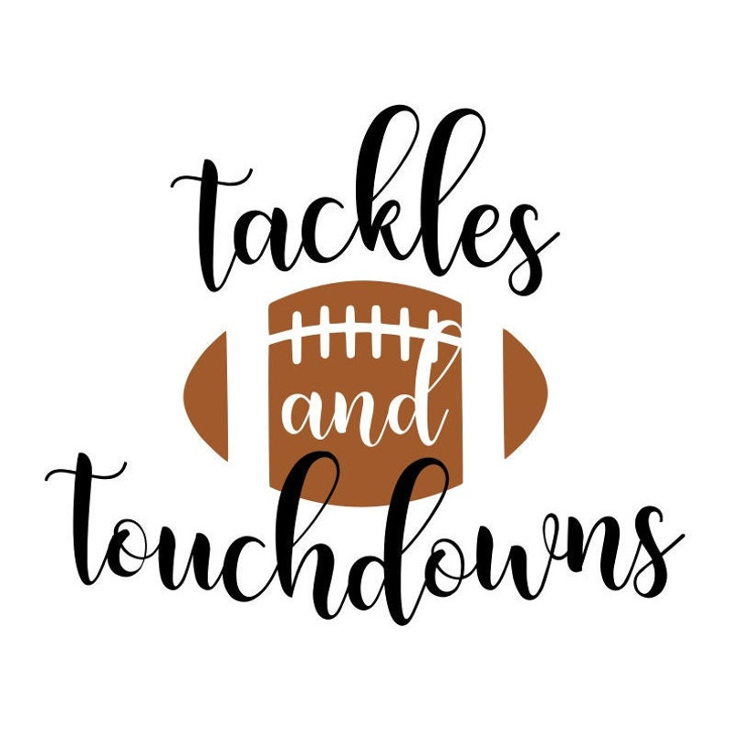 Football SVG, Tackles and Touchdowns SVG, Digital Download, Cut File, Sublimation, Clip Art (includes svgpngdxf file formats) - 1.jpg