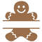 Gingerbread Man SVG, Christmas SVG, Split Name Frame SVG, Digital Download, Cut File, Sublimation, Clip Art (svgdxfpngjpeg files) - 4.jpg