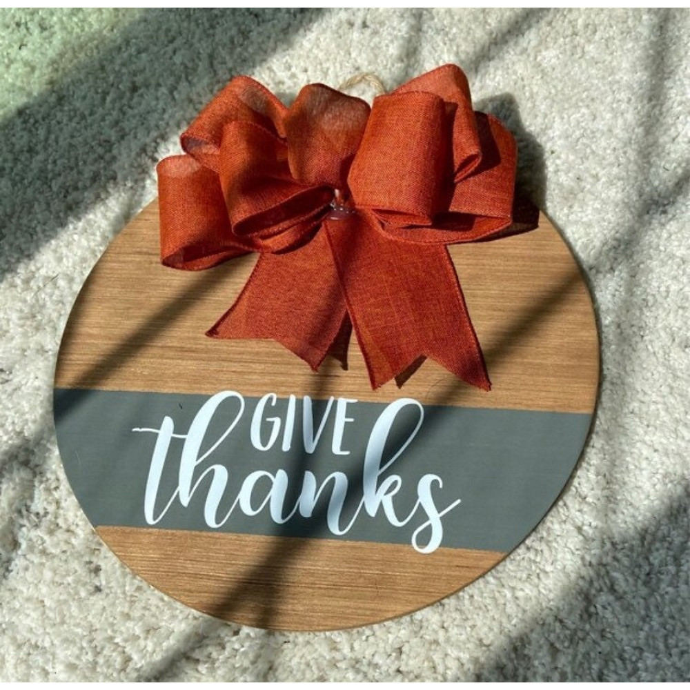 Give Thanks SVG, Thanksgiving SVG, Fall SVG, Door Sign, Digital Download, Cut File, Sublimation, Clip Art (individual svgdxfpng files) - 2.jpg