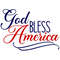 God Bless America SVG, 4th of July SVG, Patriotic Sign, Digital DownloadCut File, Sublimation, Clip Art (includes svgpngdxfjpeg formats) - 1.jpg