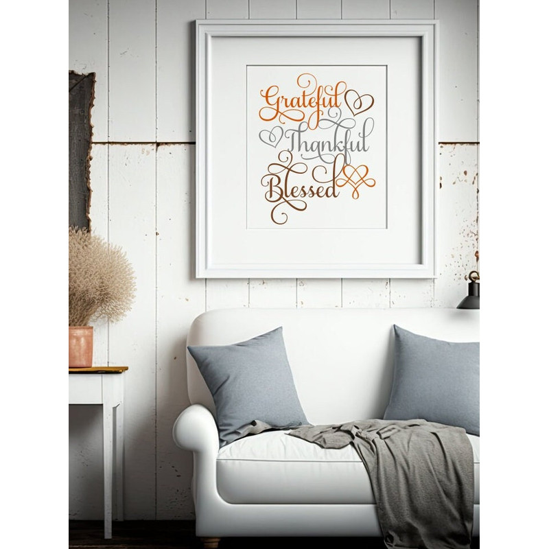 Grateful, Thankful, Blessed SVG, Inspirational SVG, Digital Download, Cut File, Sublimation, Clip Art (svgpngdxfjpeg file formats) - 3.jpg