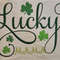 Lucky Shamrock Embroidery Design, Lucky MACHINE EMBROIDERY, St Patrick's Day, Digital Download, 4x4, 5x7, 6x10 Hoop - 3.jpg