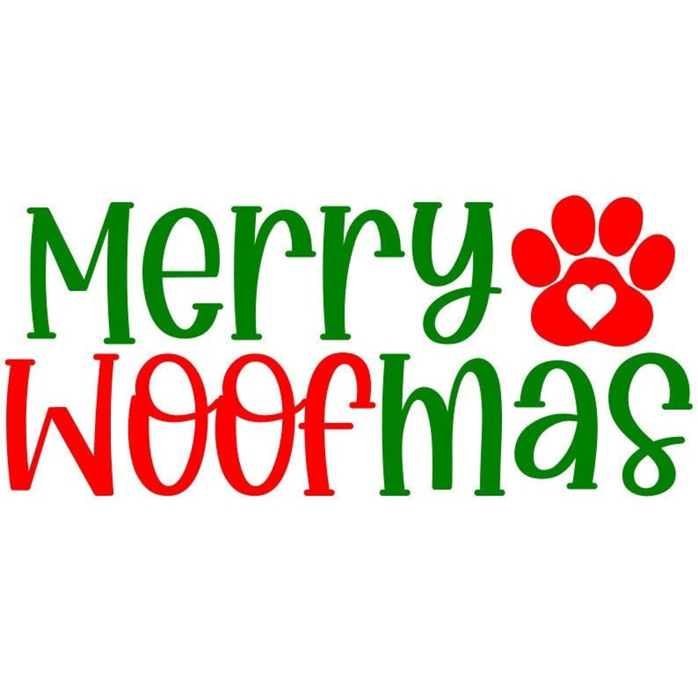 Merry Woofmas SVG, Christmas Dog SVG, Santa Paws SVG, Digital DownloadCut File, Sublimation, Clip Art (individual svgdxfpngjpeg files) - 1.jpg