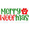 Merry Woofmas SVG, Christmas Dog SVG, Santa Paws SVG, Digital DownloadCut File, Sublimation, Clip Art (individual svgdxfpngjpeg files) - 1.jpg