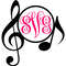 Music Monogram SVG, Music Notes SVG, Monogram Frame, Digital Download, Cut File, Sublimation, Clip Art (includes svgpngdxf file formats) - 3.jpg