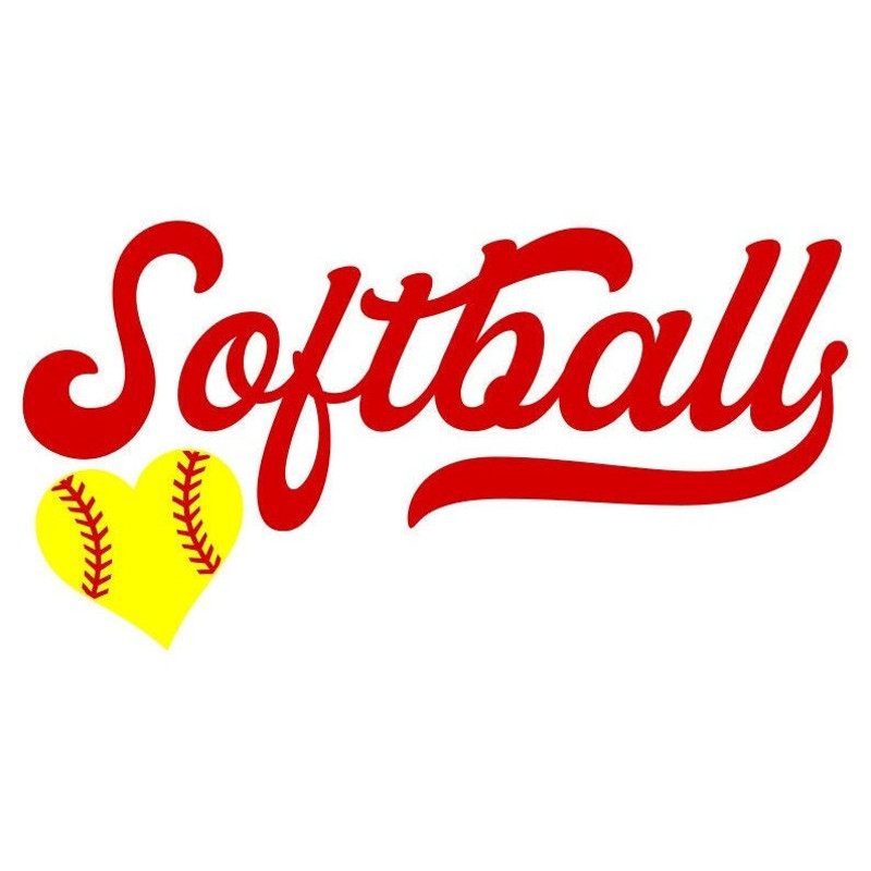 Softball SVG, Softball Heart SVG, Softball Shirt SVG, Digital Download, Cut File, Sublimation, Clip Art (includes svgpngdxfjpeg formats) - 1.jpg