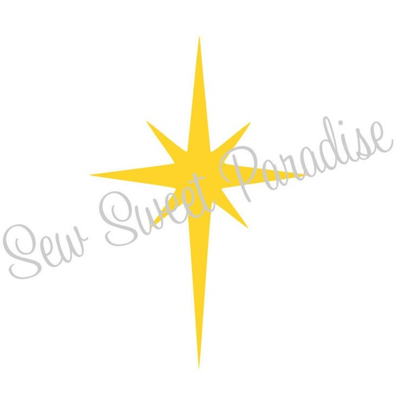 Star SVG, Christmas Star SVG, Star of Bethlehem SVG, Digital Download, Cut File, Sublimation, Clip Art (individual svgdxfpngjpeg files) - 1.jpg