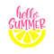 Summer Door Sign SVG, Hello Summer SVG, Lemon SVG, Digital Download, Cut File, Sublimation, Clip Art (includes svgpngdxf files) - 1.jpg