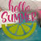 Summer Door Sign SVG, Hello Summer SVG, Lemon SVG, Digital Download, Cut File, Sublimation, Clip Art (includes svgpngdxf files) - 2.jpg