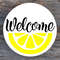 Summer Door Sign SVG, Welcome Sign SVG, Lemon Slice SVG, Digital Download, Cut File, Sublimation, Clip Art (includes svgpngdxf files) - 2.jpg