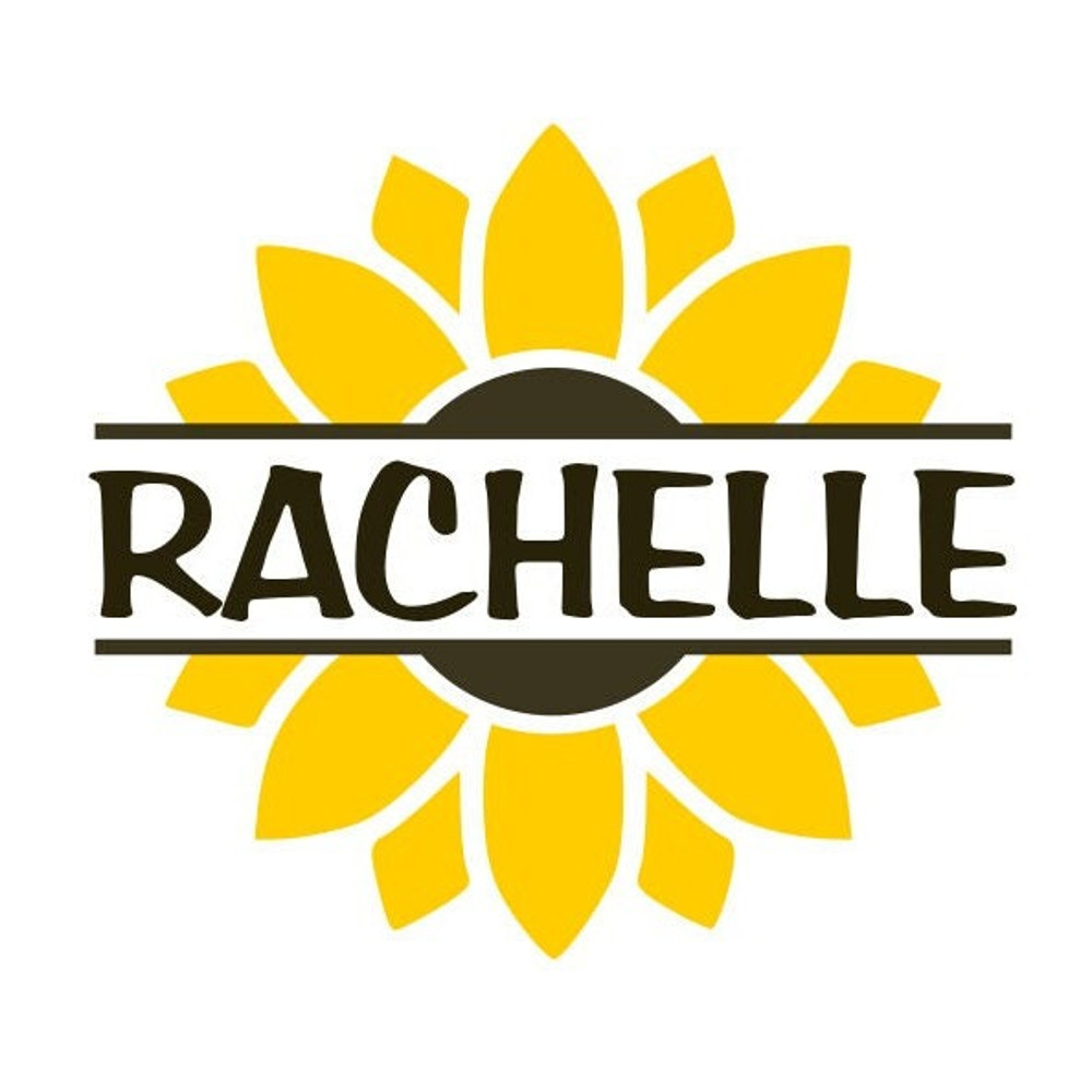 Sunflower SVG, Sunflower Name Frame, Monogram Frame, Digital Download, Cut Files, Sublimation, Clip Art (3 svgdxfpng file formats) - 4.jpg