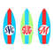 Surf Board SVG, Beach SVG, Surfing SVG, Monogram Frame, Digital Download, Cut File, Sublimation, Clip Art (svgdxfpng file formats) - 1.jpg
