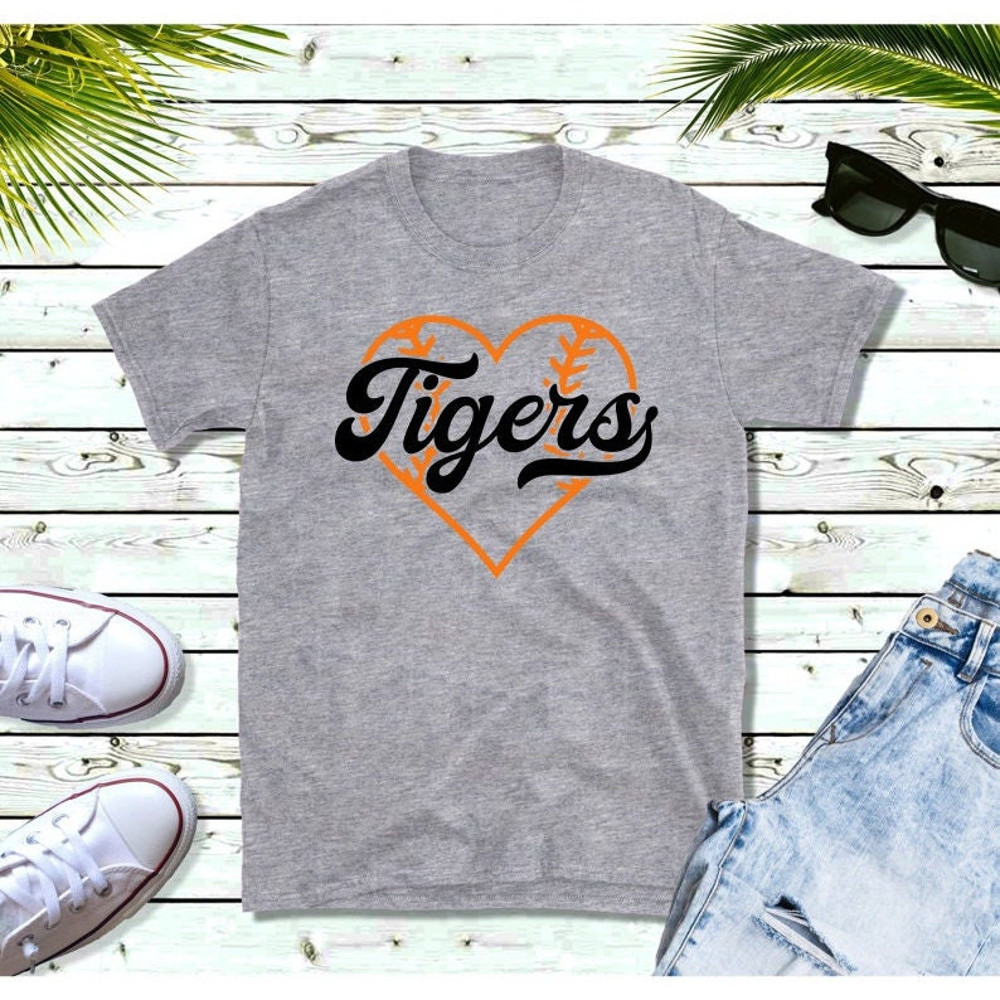 Tigers SVG, Baseball Heart SVG, Baseball Shirt SVG, Digital Download, Cut File, Clip Art, Sublimation (individual svgpngdxfjpeg files) - 4.jpg