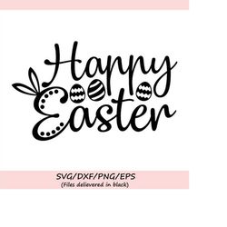 happy easter svg, easter svg, jesus svg, easter bunny svg, easter quote svg, easter egg svg, silhouette cricut cut files