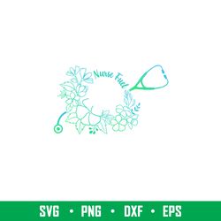 floral nurse fuel full wrap, floral nurse fuel full wrap svg, starbucks svg, coffee ring svg, cold cup svg, png, dxf,eps