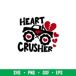 heart crusher truck, heart crusher truck svg, valentines day svg, valentine svg, love svg,png,dxf,eps file