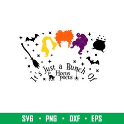 hocus pocus full wrap, its just a bunch of hocus pocus full wrap svg, starbucks svg, coffee ring svg, cold cup svg,png,d