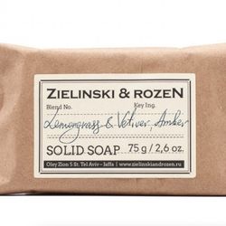 Soap Zielinski & Rozen Lemongrass & Vetiver, Amber