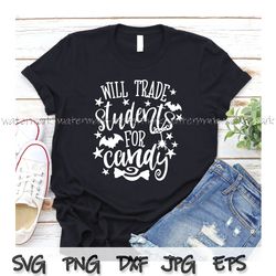 will trade student for candy svg png cricut