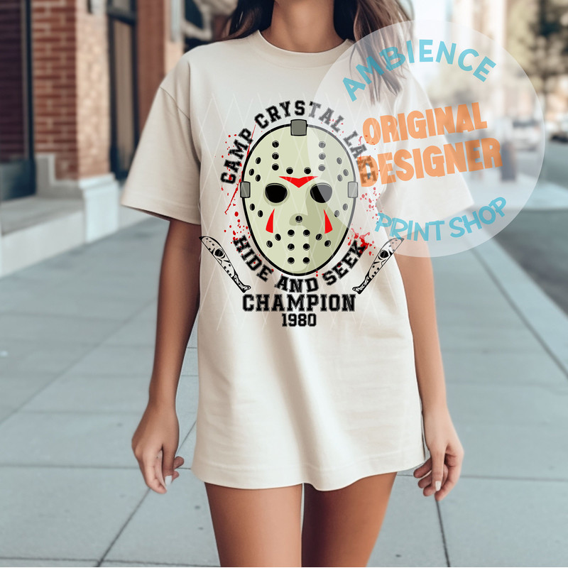 Camp Crystal Lake svg, Camp Crystal Lake, Friday the 13th, Jason Vorhees, Horror svg, Halloween svg, Hockey Mask svg, Creepy svg, Halloween - 2.jpg