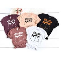the boo crew shirt, matching family halloween shirt, gift halloween shirt, halloween party shirt