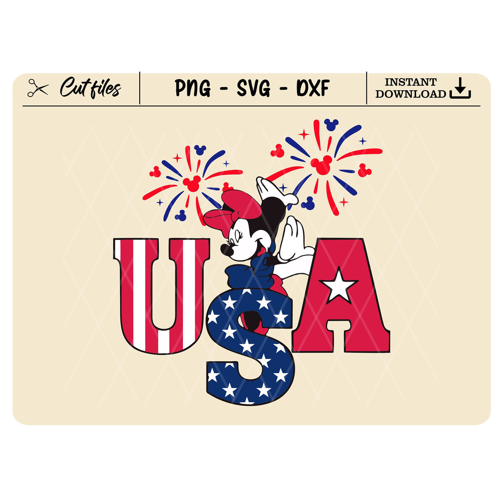 Happy 4th of July Svg, July 4th Svg, Fourth of July Svg, America, American Flag Svg, 1776 Svg, Independence Day Svg, Mouse Head Svg - 1.jpg