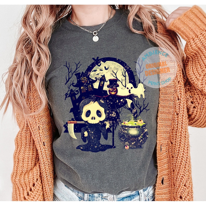 Haunted House PNG-Halloween Sublimation Digital Design Download-spooky season png, spooky girl png, kids halloween png, spooky boo png file - 5.jpg