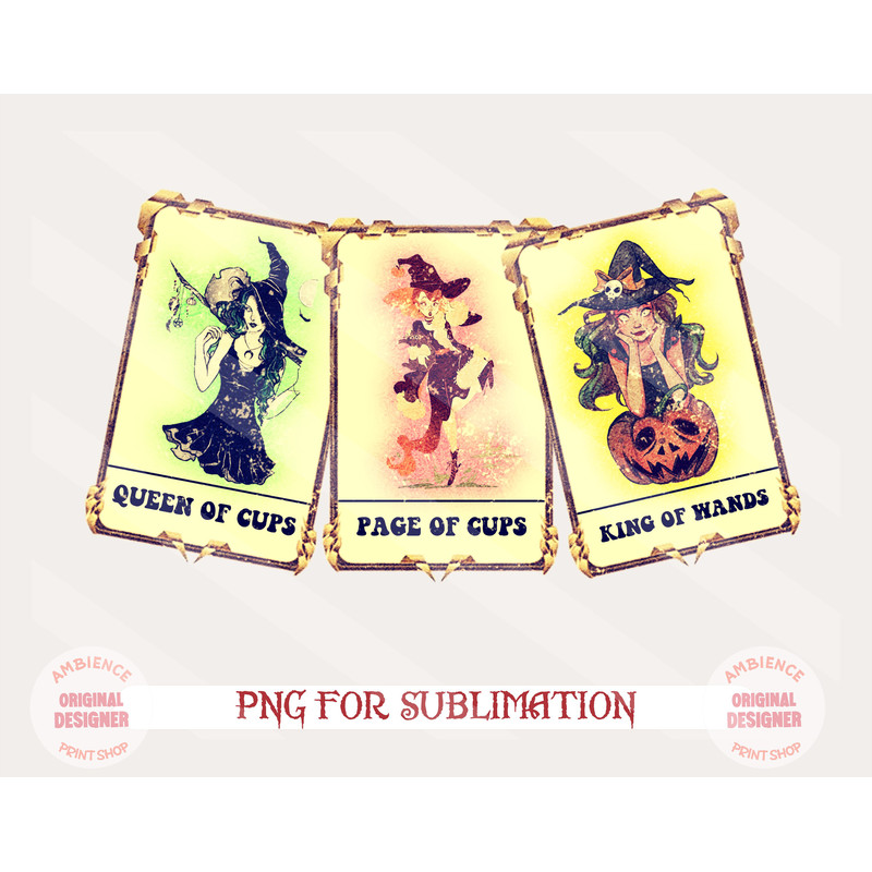 Hocus Pocus Halloween Tarot Png Bundle, Retro Halloween Png, Horror Tarot Card Png, Sanderson Sister Png, Spooky Season Png Trendy Halloween - 3.jpg
