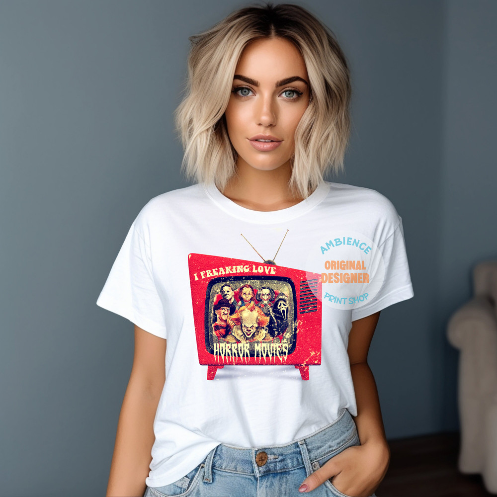 Horror Movies PNG, I Freaking Love Horror Movies Halloween Designs, Horror Characters PNG, Spooky Vibes, Halloween Sublimation Design - 4.jpg