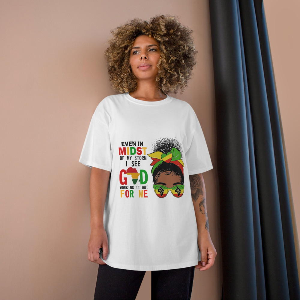 Juneteenth Svg , Even in Midst Of My Storm I See GOD Working It Out For Me, black history svg, 1865 juneteenth svg, afro woman svg - 2.jpg