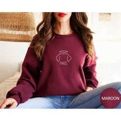 personalized dog memorial sweatshirt with name, custom dog mom sweatshirt, loss of dog bereavement condolence pet gift f