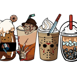 halloween coffee png, fall coffee halloween png, halloween coffee cup png, movie coffee halloween png digital download
