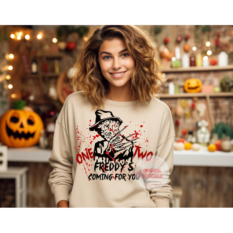 One, Two, Freddy's Coming For You - Freddy Krueger Song SVG PNG -Nightmare On Elm Street Digital Download - Png, Svg, Dxf - 3.jpg