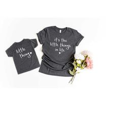 it's the little things in life shirt | mom-life shirt | mother's day gift | family shirt