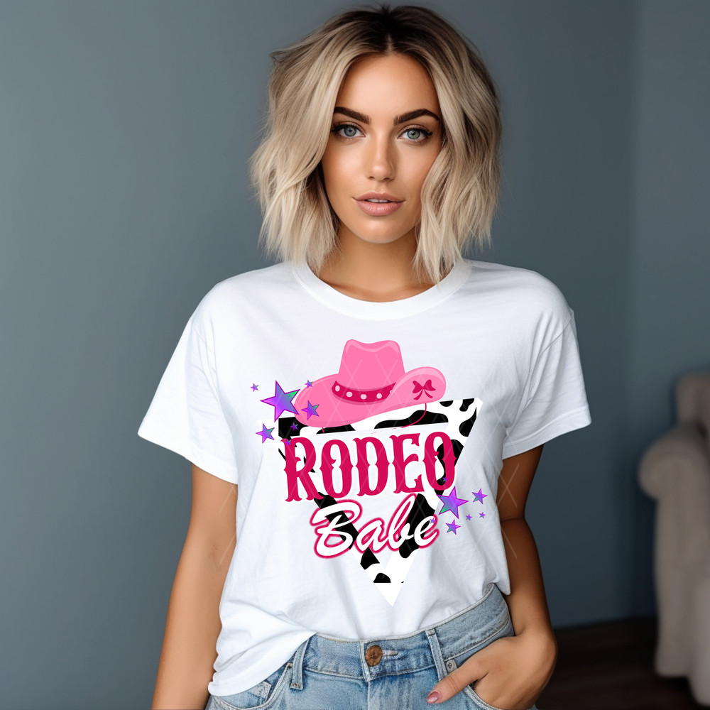 Rodeo Babe, Rodeo Babe PNG, Cowgirl, Leopard, Cowboy, Western, Rodeo Files Design for sublimation Or Print, Digital Download - 4.jpg