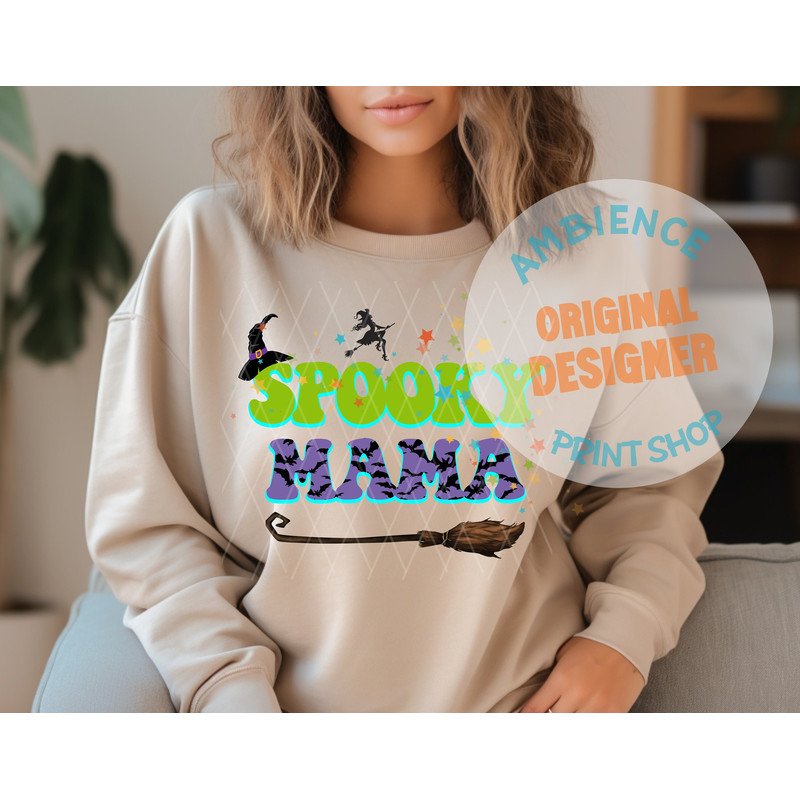 Spooky Mama Halloween Png, Spooky Mama PNG, Mom Halloween, Spooky, Trick or Treat Sublimation Design Downloads - 1.jpg