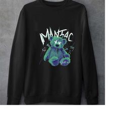 maniac shirt, stray kids shirt, teddy bear shirt, kpop shirt, kpop album shirt, korean music shirt, boy band kpop shirt,