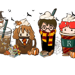 harry halloween coffee png, fall coffee halloween png, halloween coffee png, movie coffee halloween digital download