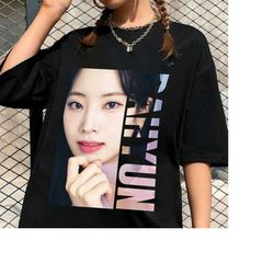 dahyun twice shirt, twice dahyun retro bootleg shirt,twice kpop shirt,twice ready to be tour shirt,twice kpop tour shirt