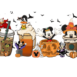 disney halloween coffee png, fall coffee halloween png, halloween coffee png, movie coffee halloween digital download