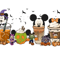 disney halloween coffee png, fall coffee halloween png, halloween coffee png, movie coffee halloween digital download