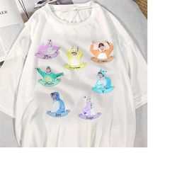 bts chibi members shirt,bangtan boys cute sweatshirt,bts kpop chibi cute hoodie tee shirt,army friends gift,bangtan love