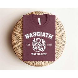 basgiath est 2023 shirt, basgiath war college shirt, dragon species types shirt, dragon shirt, dragon rider shirt, basgi