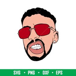bad bunny 11, bad bunny svg, yo perreo sola svg, bad bunny logo svg, el conejo malo svg, png eps, dxf file